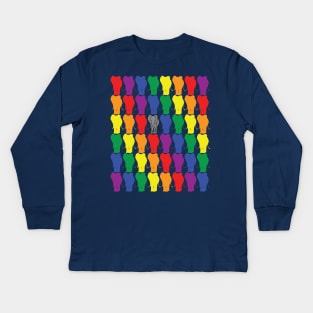 Elephant Herd Pride Kids Long Sleeve T-Shirt